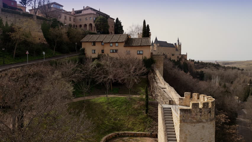 Alcazar Of Segovia Castle In Spain