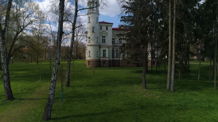 Palace Lubomirskich Park Przemysl Palac Aerial View Poland