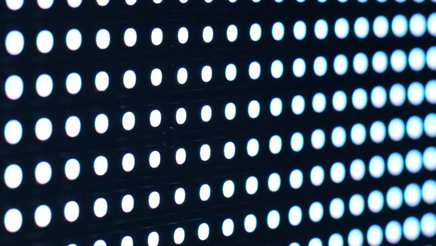Bright colored LED SMD video wall with high saturated patterns - close up 4k video Royalty-Free Stock Footage #1100578311