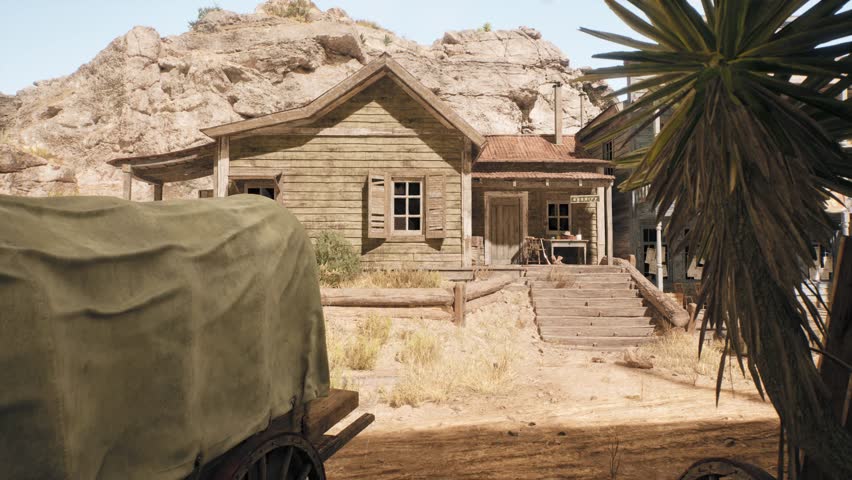 super cool old west house