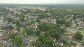 Small townhouses drone clip 2.