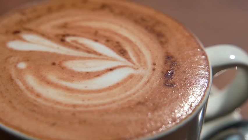 Close-up of the mug inside which freshly brewed coffee. | Shutterstock HD Video #1100599855