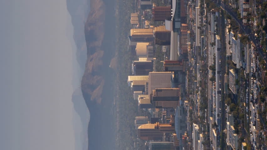 Vertical Video Downtown Phoenix Arizona Skyline Establishing Shot