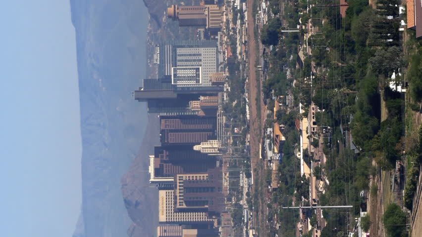 Vertical Video Downtown Phoenix Arizona Skyline Establishing Shot
