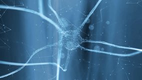 Abstract blurry Coronavirus covid-19 and neuron cell animation. Concept science copy space background.	
 - Powered by Shutterstock - Get 15% off with code: PIKWIZARD15