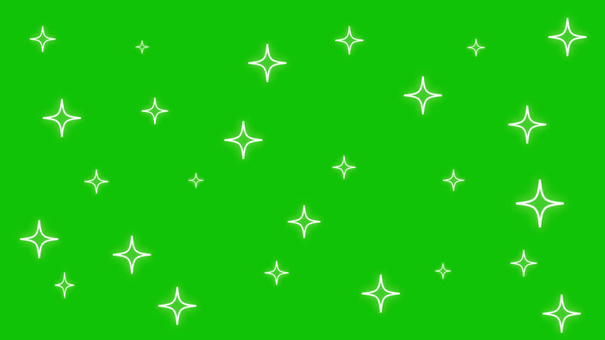 Motion Graphic of Group of Star Shining on Green Screen | Shutterstock HD Video #1100654225