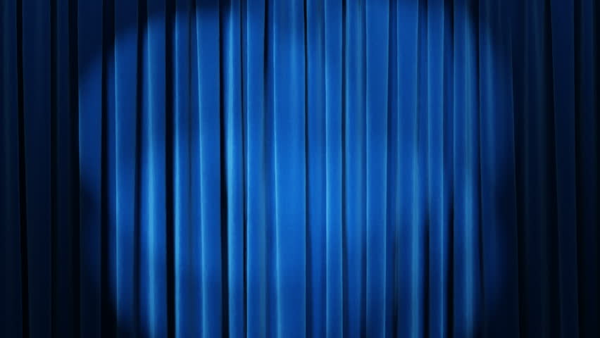 Empty theater velvet curtains with spotlights. Looping animation, 4k  Royalty-Free Stock Footage #1100663441