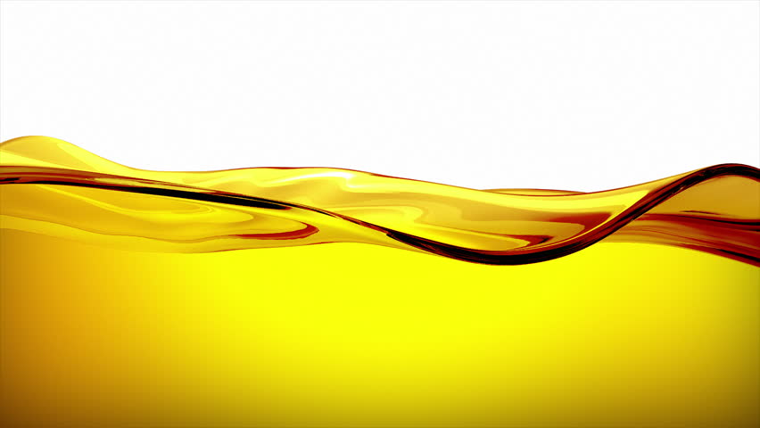 Super Slow Motion Shot of Swirling Oil Liquid isolated on white background. Golden liquid wave Seamless loop Royalty-Free Stock Footage #1100676093
