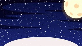 Christmas Animation With Cartoon Characters