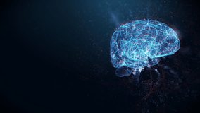 3d Hologram of Human brain Surrounded By Energy Flows In A Futuristic Style HUD Anatomy Infographic - Powered by Shutterstock - Get 15% off with code: PIKWIZARD15