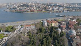 drone video for Eyüp Sultan bosphorus istanbul , turkey
