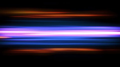 Bright Color Lines Very Fast Motion Design Background Blue Orange Horizontal. Shaking Dynamic Multicolored Trails Backdrop High Speed Technology Concept. Loop-able 3d Animation. Design for internet Arkistovideo