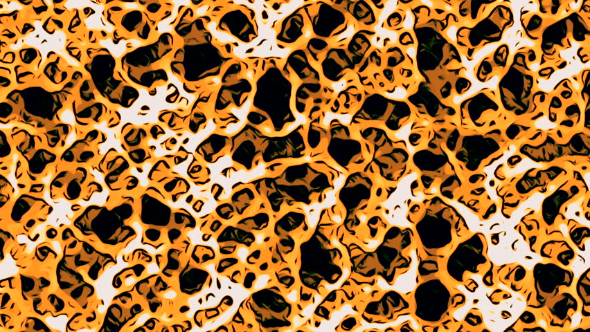Abstract colorful surface with many small bubbles. Motion. Slowly moving soap foam.