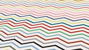 animated abstract pattern with geometric elements in multicolored tones gradient background