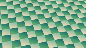 animated abstract pattern with geometric elements in green tones gradient background
