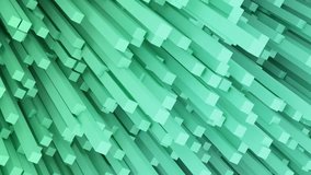 Seamless looping animated Geometric cube green background with square shapes. 3d motion design. Vertical size video. - Powered by Shutterstock - Get 15% off with code: PIKWIZARD15