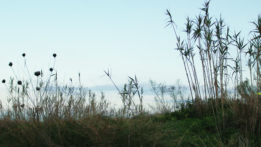 Biker makes jumps on the dirt track