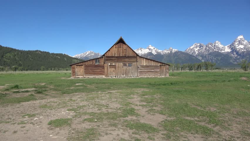 Mormon Row Historic District, Moose, Wyoming, USA