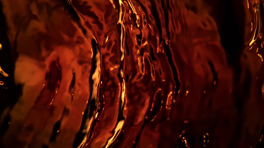 Super Slow Motion Shot of Waving Coffee Liquid Surface at 1000fps. Royalty-Free Stock Footage #1100741633