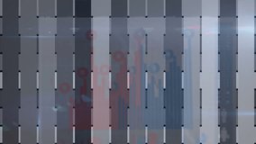 Animation of data processing and brain over circles. global business, finances, connections and digital interface concept digitally generated video. - Powered by Shutterstock - Get 15% off with code: PIKWIZARD15