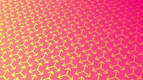 animated abstract pattern with geometric elements in pink gold tones gradient background
