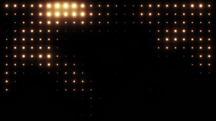 Party Flash Lights. Yellow flashes of light Video Background. Flashing floodlights. Lights Flashing Wall Showtec VJ Stage Floodlight 4K Royalty-Free Stock Footage #1100798401