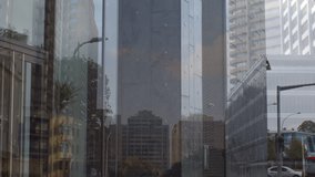 Animation of digital city model over cityscape. global technology, data processing and digital interface concept digitally generated video. - Powered by Shutterstock - Get 15% off with code: PIKWIZARD15