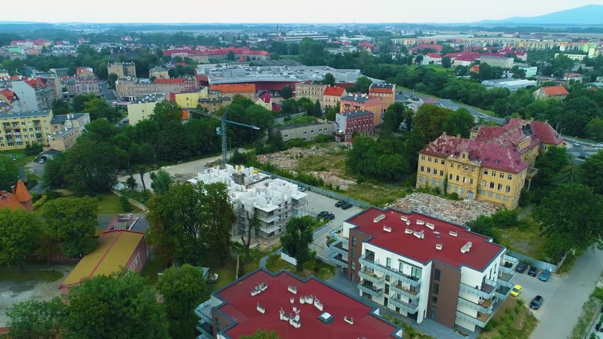 Former Hospital In Swidnica Dawny Szpital Aerial View Poland