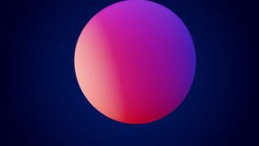 3d render liquid pink blue metaball moving in air split into many bubbles meta balls deformation sphere motion design AI animation abstract medical business backdrop presentation concert background