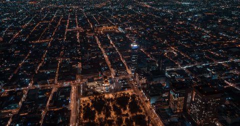 hyperlapse in the historic center of mexico city Stock-video