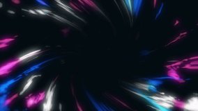 Animation of blue and pink lights moving fast over data processing and world map. global data processing and technology concept digitally generated video. - Powered by Shutterstock - Get 15% off with code: PIKWIZARD15