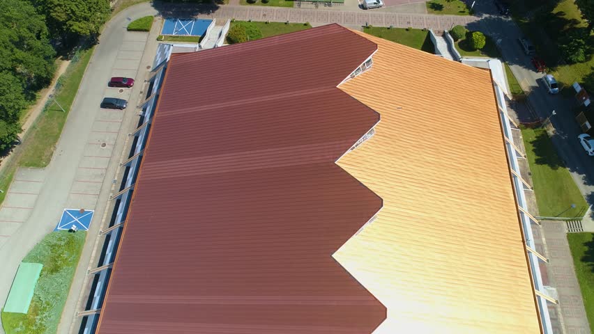 Sports Hall Glogow Hala Sportowa Matuszaka Aerial View Poland