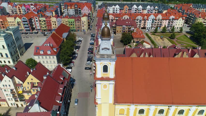 Church Of God Body Glogow Kosciol Bozego Ciala Aerial View Poland