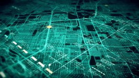 Futuristic motion graphic user interface head up display screen with digital data city map telemetry information display for digital background computer desktop display screen - Powered by Shutterstock - Get 15% off with code: PIKWIZARD15