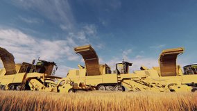 Multi Functional Harvesters 3D Video Animation