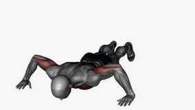 wide push ups bodyweight fitness exercise workout animation male muscle highlight demonstration at 4K resolution 60 fps crisp quality for websites, apps, blogs, social media etc.