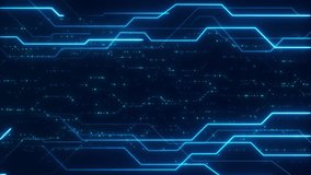 Digital Data moving on Circuit Board and CPU loop backgrounds. Computer Processing and organizing data. Abstract high tech Artificial intelligence (AI), data mining, modern computer technology surface - Powered by Shutterstock - Get 15% off with code: PIKWIZARD15