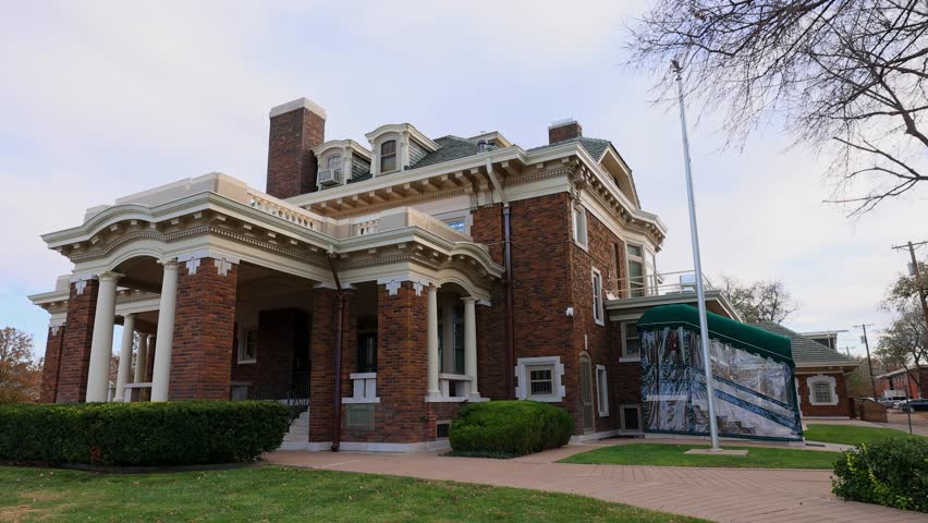 Daytime view of the Harrington House Historic Home at Texas