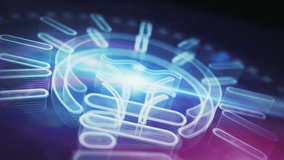 Bulb idea creative innovation and success inspiration symbol abstract digital concept. Global network and cyber technology background seamless and looped 3d animation. - Powered by Shutterstock - Get 15% off with code: PIKWIZARD15