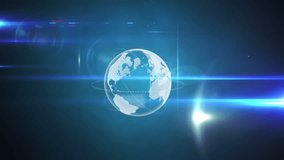 Animation of network of connection with people icons over globe. global business, connections and data processing concept digitally generated video. - Powered by Shutterstock - Get 15% off with code: PIKWIZARD15