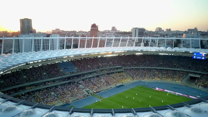Center of Kyiv, football, soccer, Stadium NSK OLIMPIYSKIY