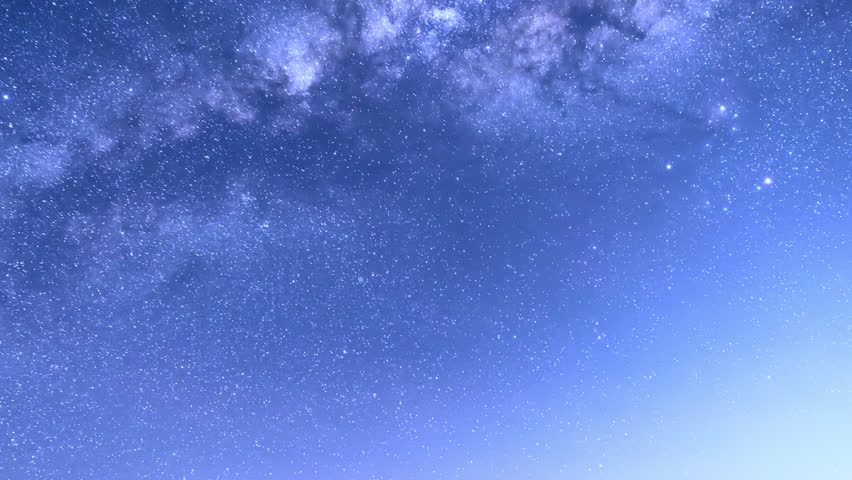 Milky way in night horizon, night starry blue stars trail, beautiful dark day time, stars shining, white. Trails rolling. Nice clear weather. | Shutterstock HD Video #1100969805