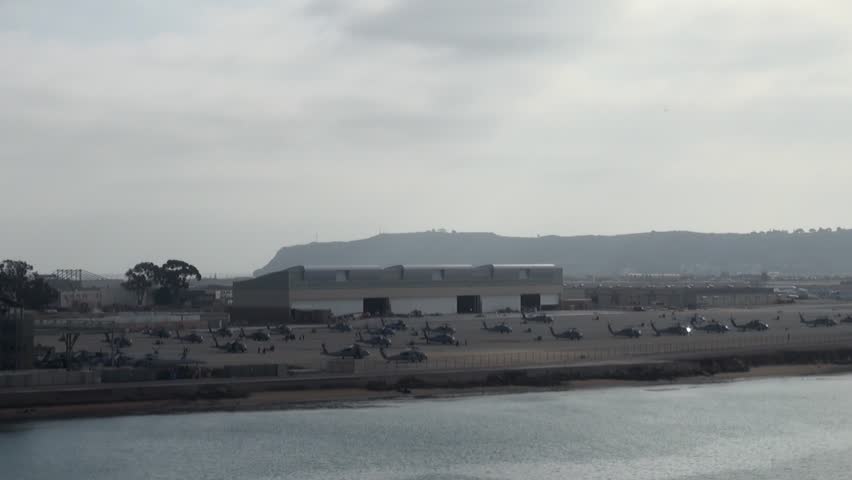 View of Naval Base Coronado - San Diego - California - USA