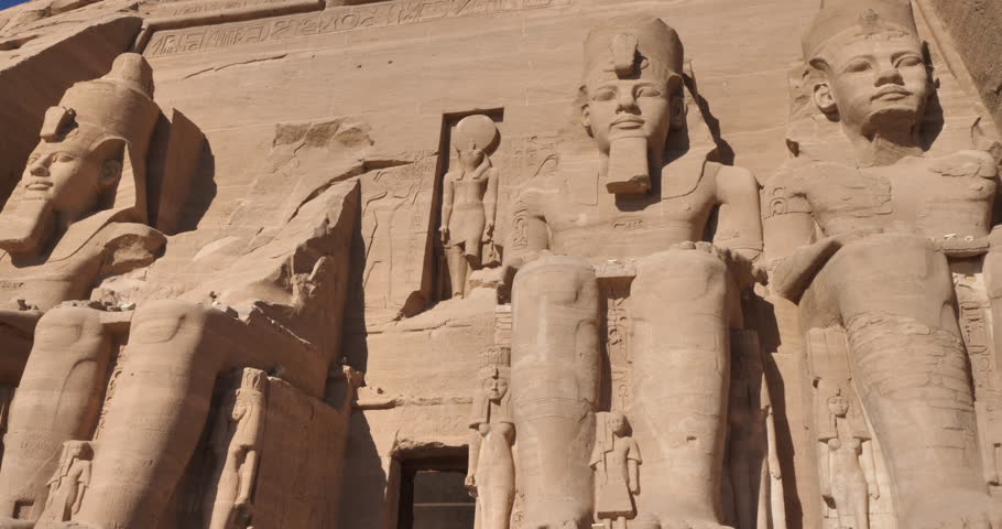 The great temple of Ramesses II, Abu Simbel, upper Egypt
