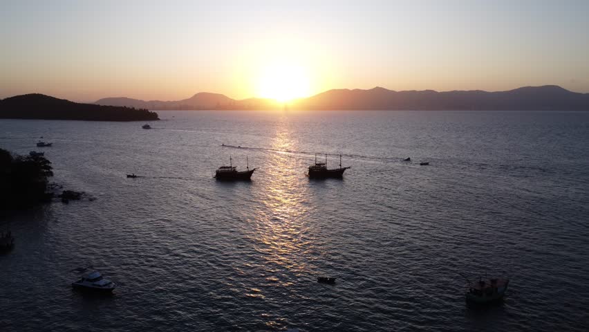 Summer sunset at Caixa D