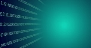 Animation of digital icons, binary coding and data processing. Global networks, digital interface, data processing and connections concept digitally generated video. - Powered by Shutterstock - Get 15% off with code: PIKWIZARD15