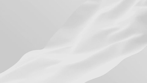 Стоковое видео: Abstract tenderness white silk background luxury wave cloth satin pastel color fabric. Milk liquid wave aqua splash, wavy fluid texture. Fluttering material. 3D ads animation motion design wallpaper