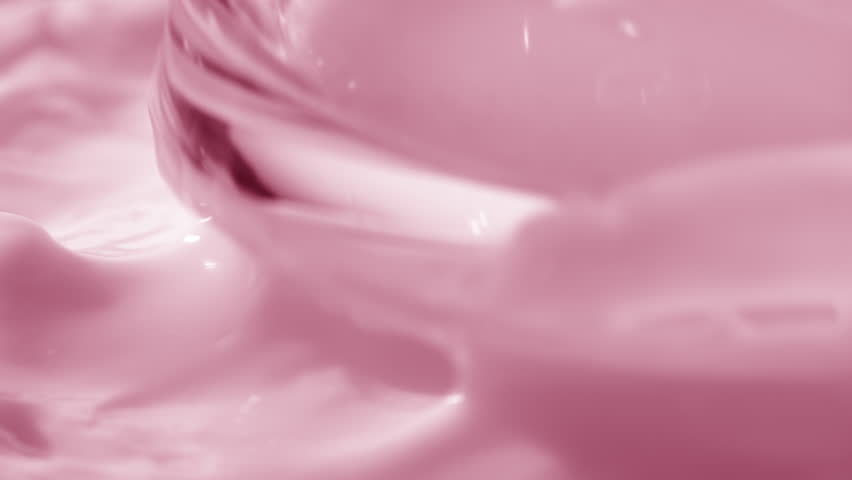 Macro crane turntable shot of glass has been removed from the pink cosmetic cream | Skincare cream commercial | Shutterstock HD Video #1101045855
