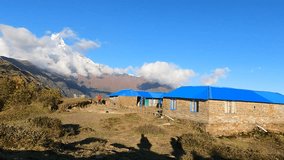 Hyper lapse, Mountain, 360 Time lapse, Panorama Video, Himalayas, Landscape, Cloud Time lapse, Nepal Himalayas
