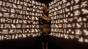 Horus Ancient Egypt God 3D Video Animation 
